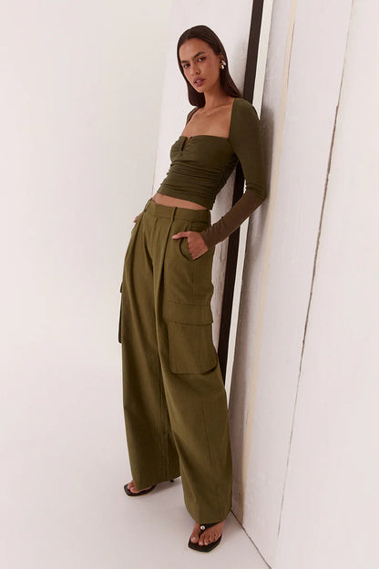 Sovere - Lola Top - Khaki