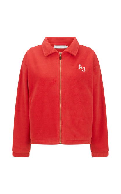 Araminta James - Sherpa Red Jacket
