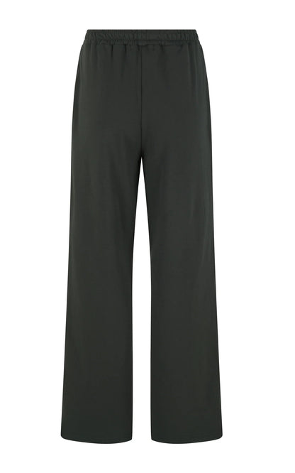 Araminta James- AJ Logo stripe track pant washed black