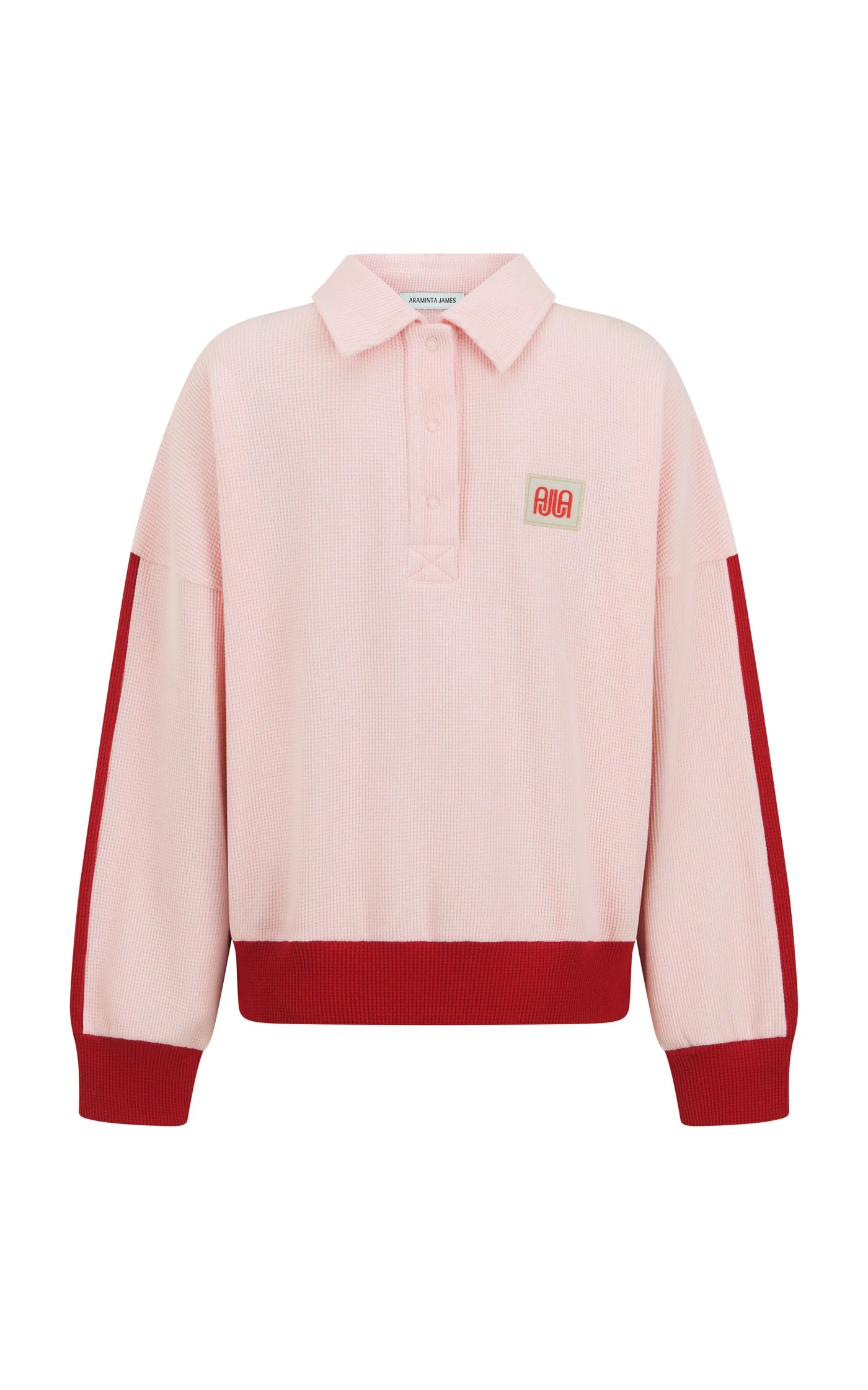 Araminta James - Waffle Splice Sweatshirt Ballet Pink