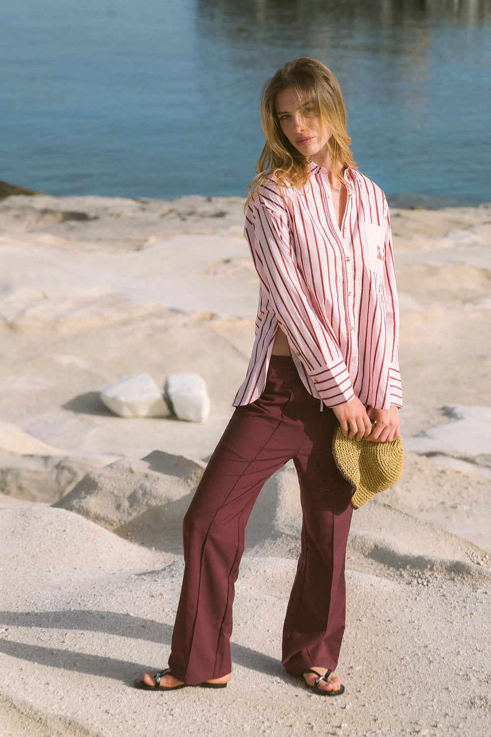 Araminta James - Palermo Shirt Ballet Pink