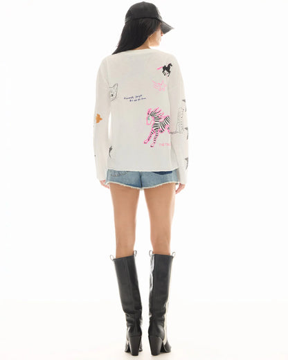 The Tales - The Animal Illustrated Long Sleeve