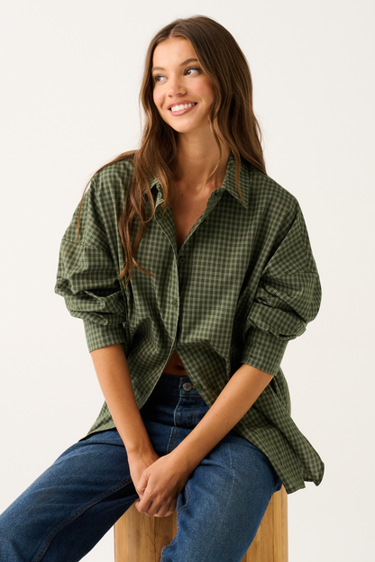 Cartel and Willow - Darby Shirt Khaki