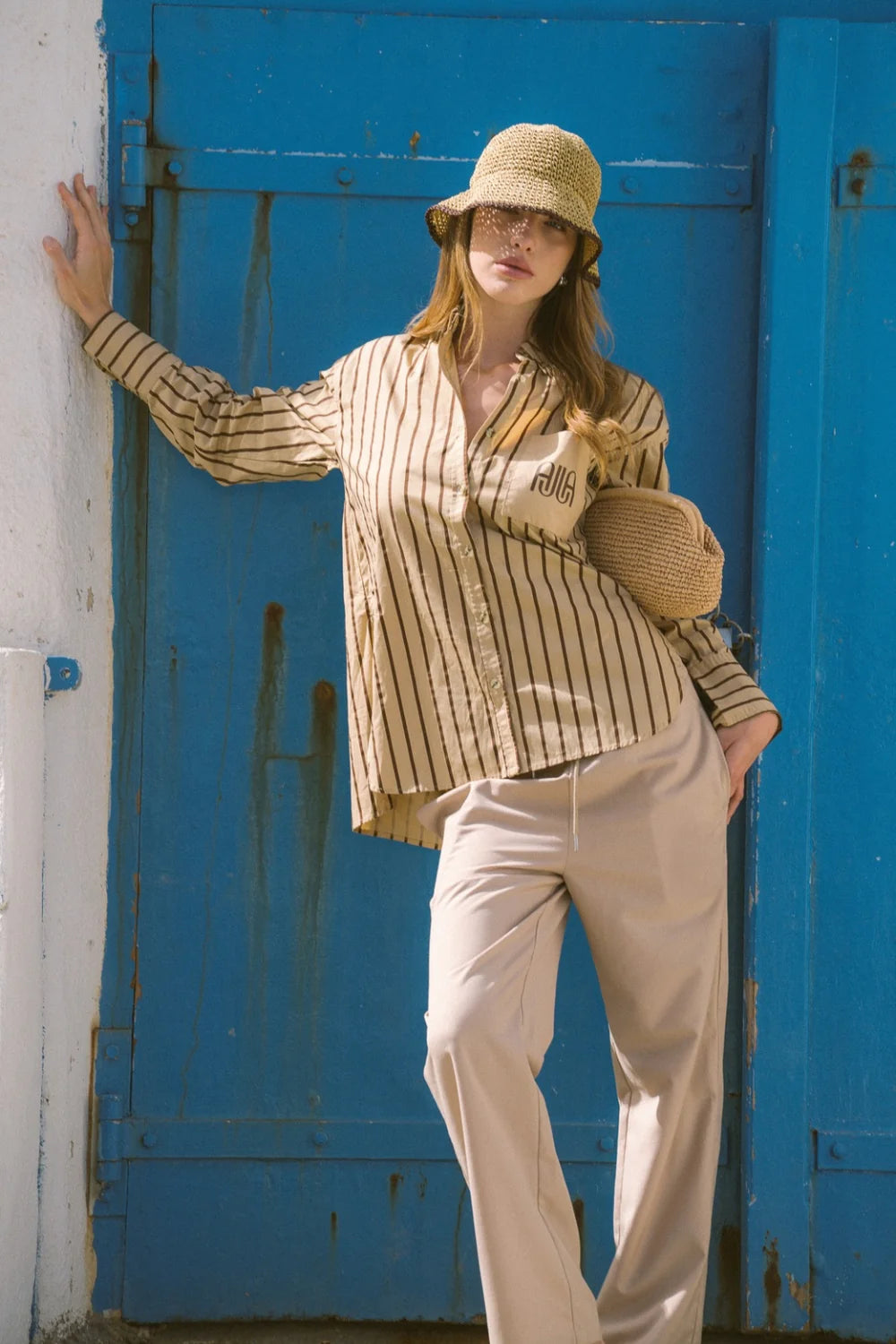 ARAMINTA JAMES - AJJA Pocket Shirt Sand