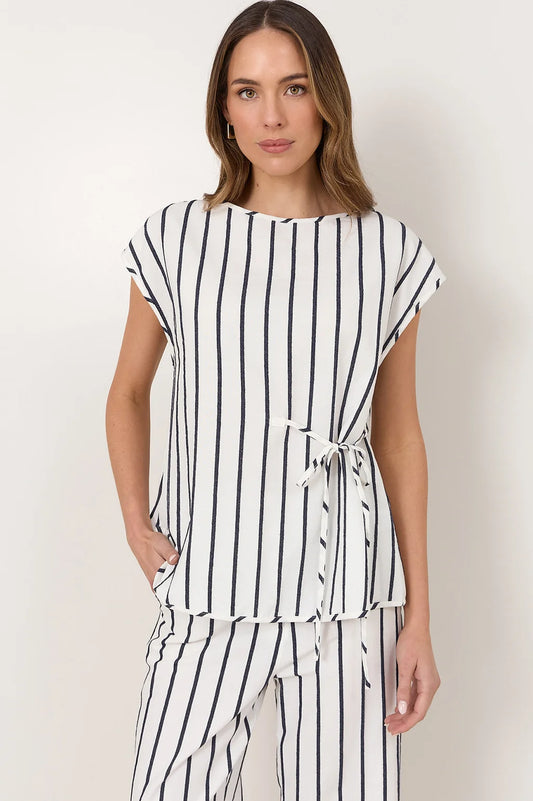 Adorne - Lennox Tie Detail Top