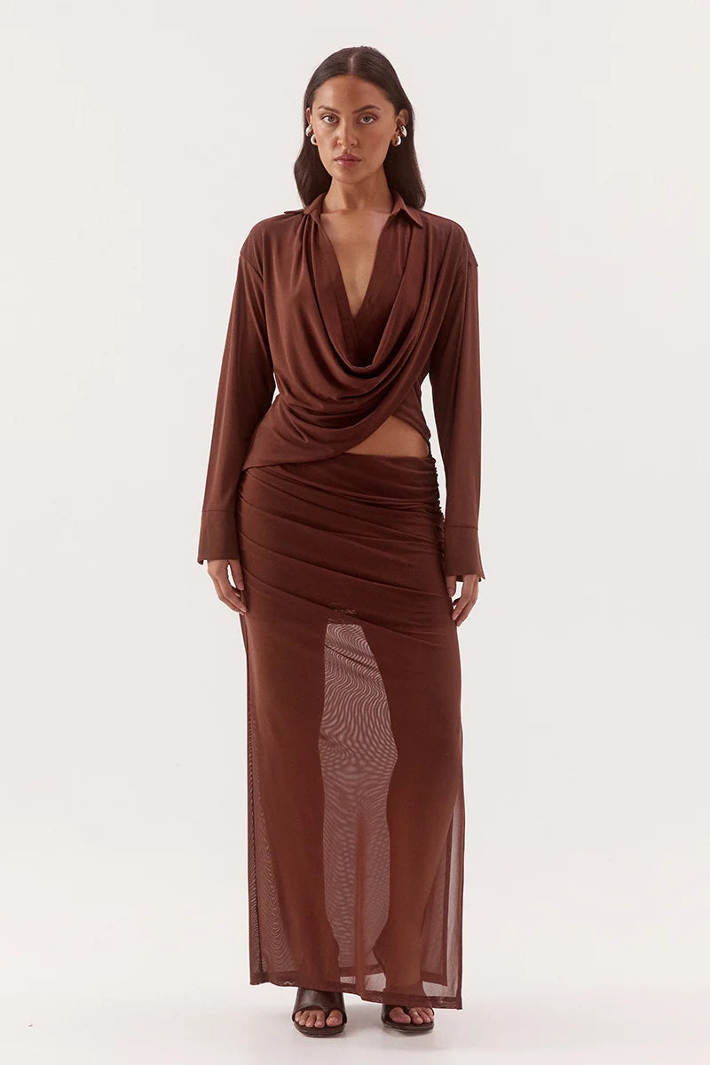 Sovere Studio - Selen Shirt Mocha