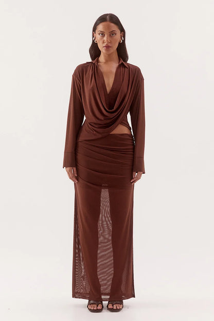 Sovere Studio - Selen Skirt Mocha