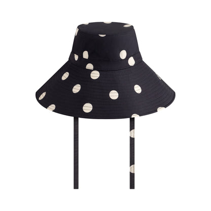 Ochre Lane - Sun Hat Noir Dot
