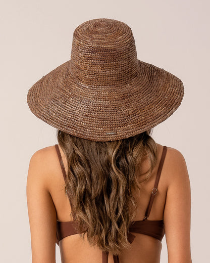 Ochre Lane - Raffia Bucket Hat Cocoa - restock coming soon