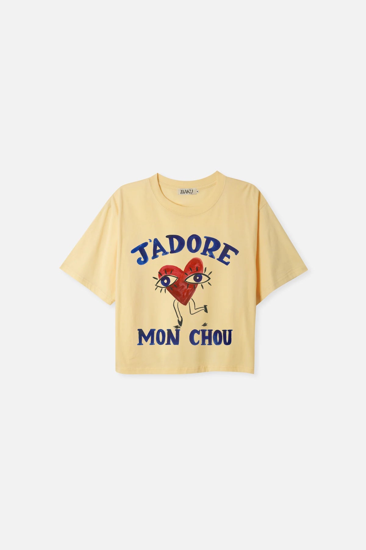 Maku - J'dore Mon Chou Boxy Crop Tee