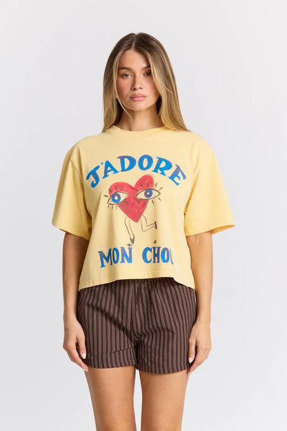 Maku - J'dore Mon Chou Boxy Crop Tee