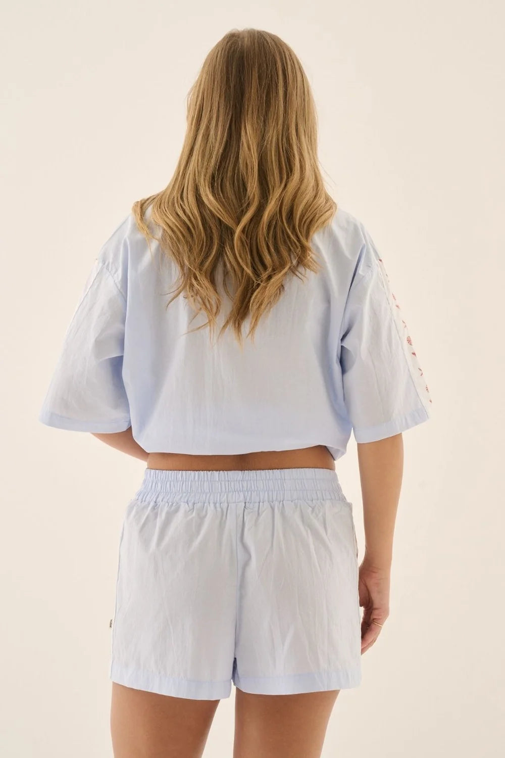 Araminta James - AJ Shell Shorts Sky Blue