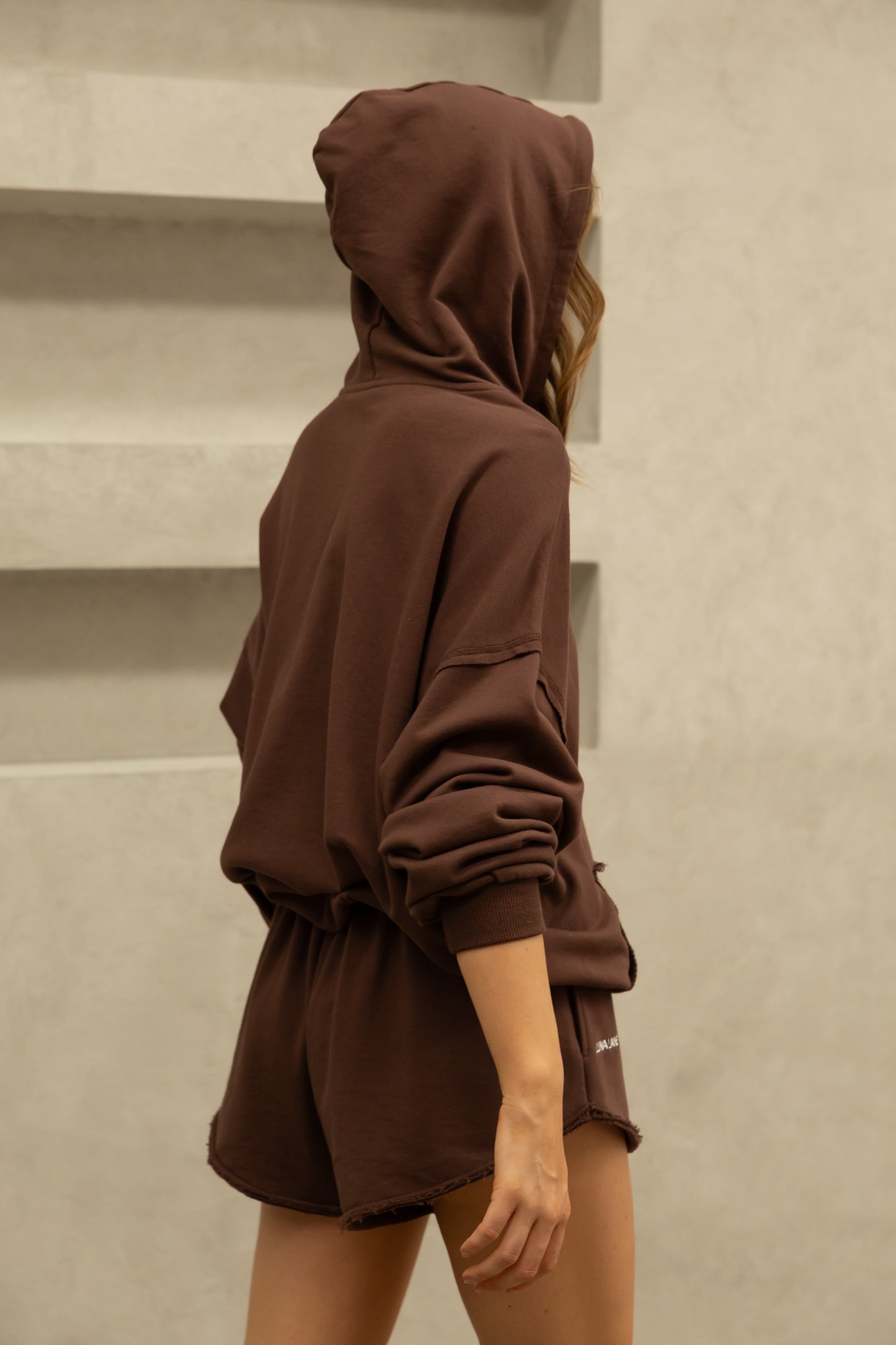 Luna Lane - Minty Hoodie - Chocolate