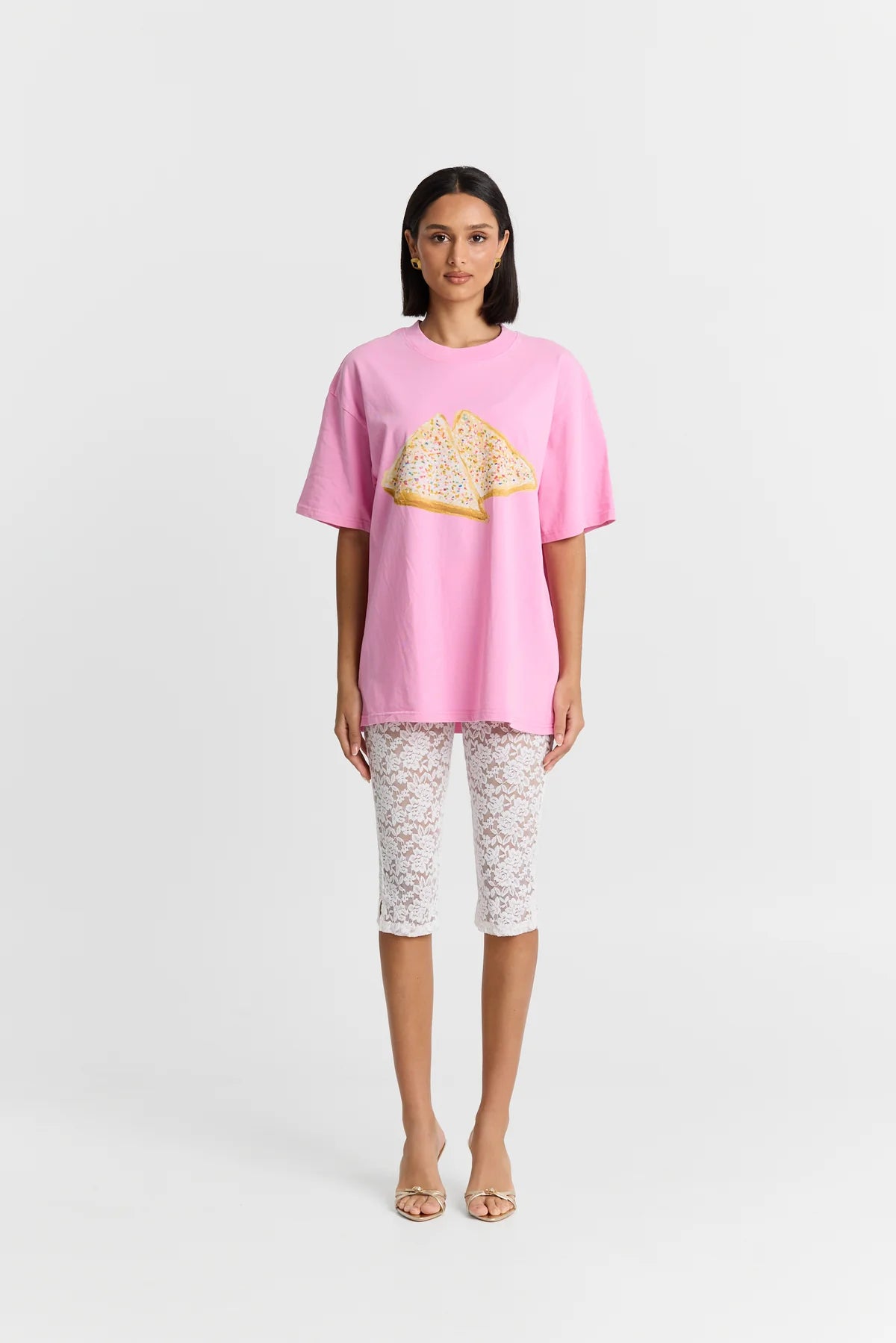 Maku - Fairy Bread Acid Wash Oversize Tee
