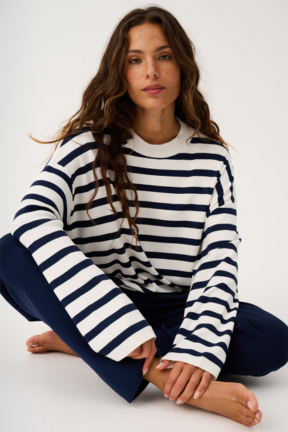 Cartel & Willow - Rae Knit - Navy Stripe