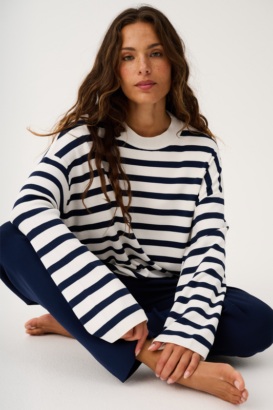 Cartel & Willow - Rae Knit - Navy Stripe