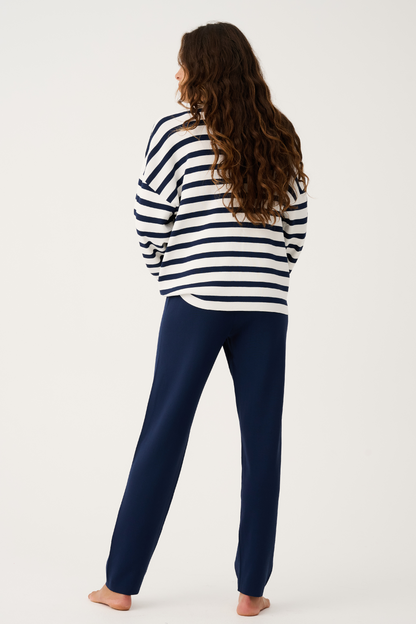 Cartel & Willow - Rae Knit - Navy Stripe