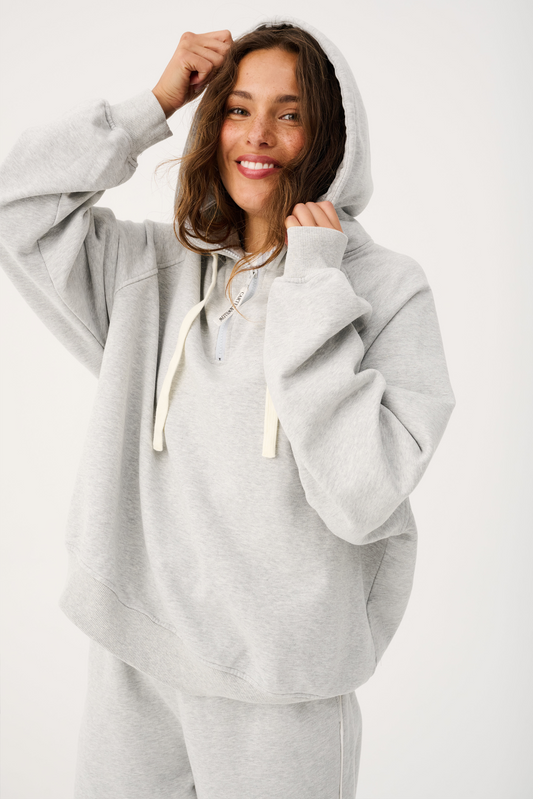 Cartel & Willow - Teagan Hoodie - Grey