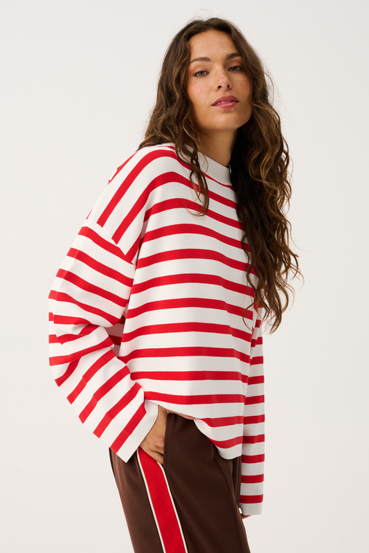 Cartel & Willow - Rae Knit Siren Stripe