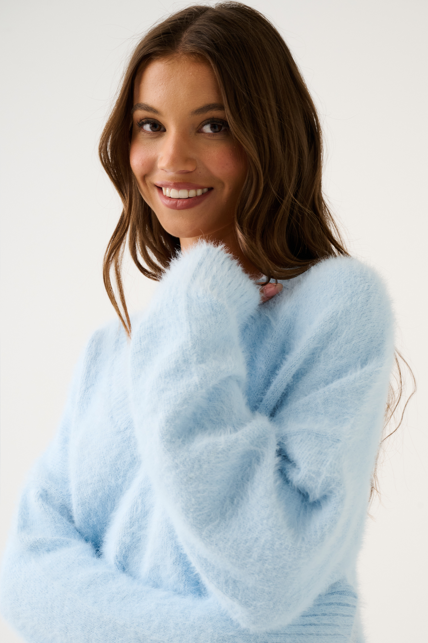 Cartel and Willow - Emmie Sweater Ice Blue