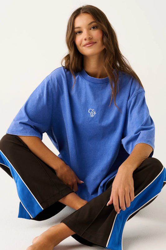 Cartel & Willow - Jeana Tee - Cobalt