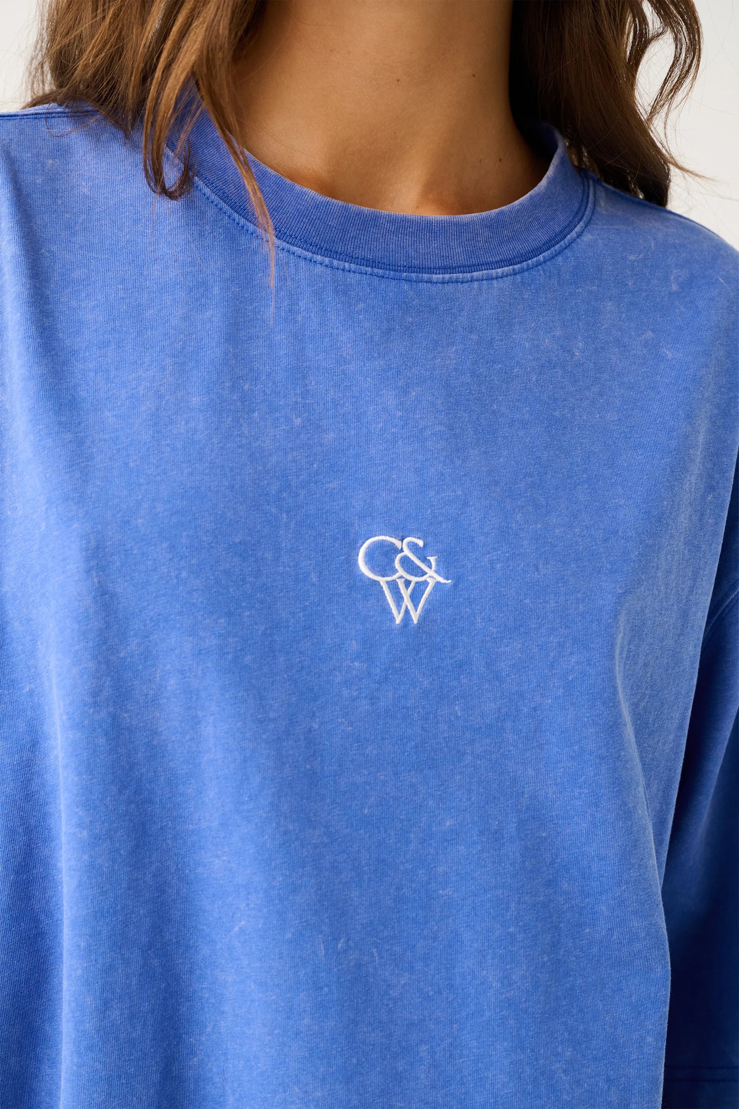 Cartel & Willow - Jeana Tee - Cobalt